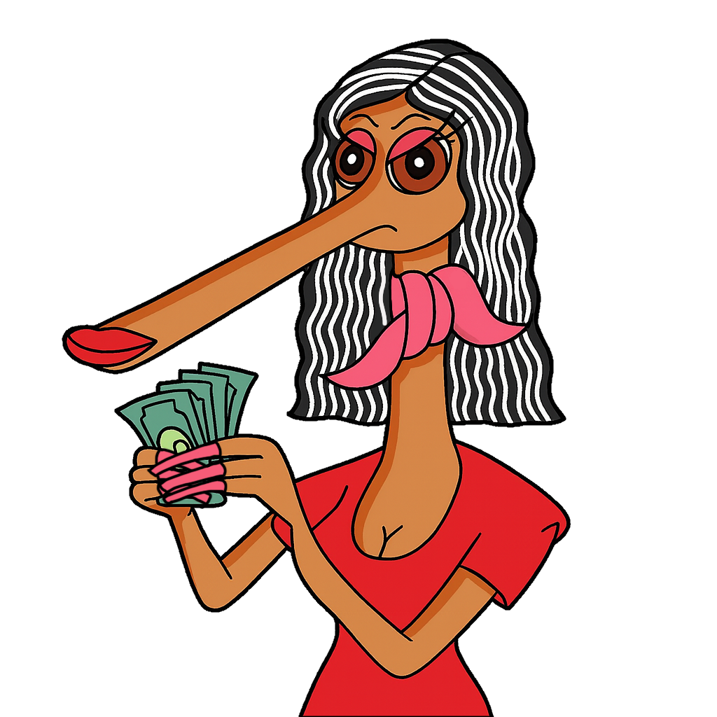Babygirl with money